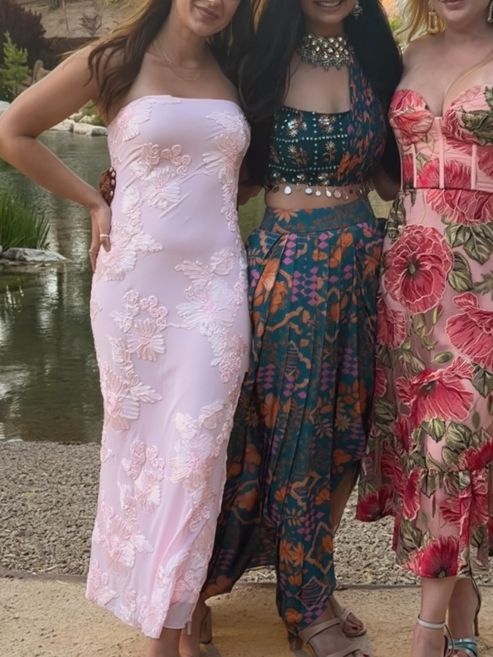 MEROKEETY Women's Summer Floral Wedding Guest Cocktail Maxi Dress